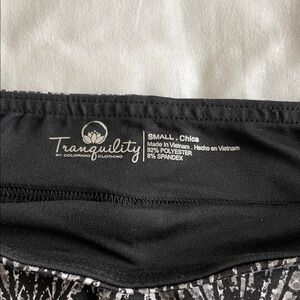 Tranquility Black and White skort